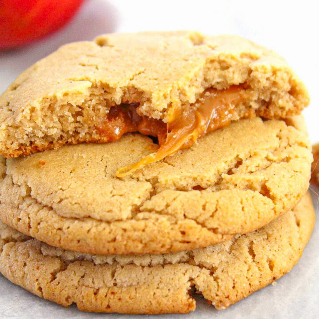 Caramel Apple Cider Cookies