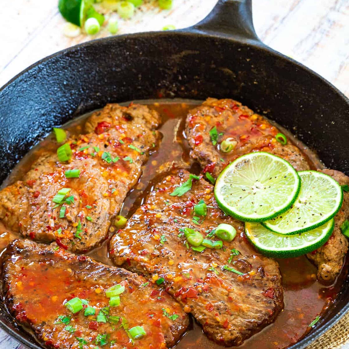 Chili Lime Cube Steaks