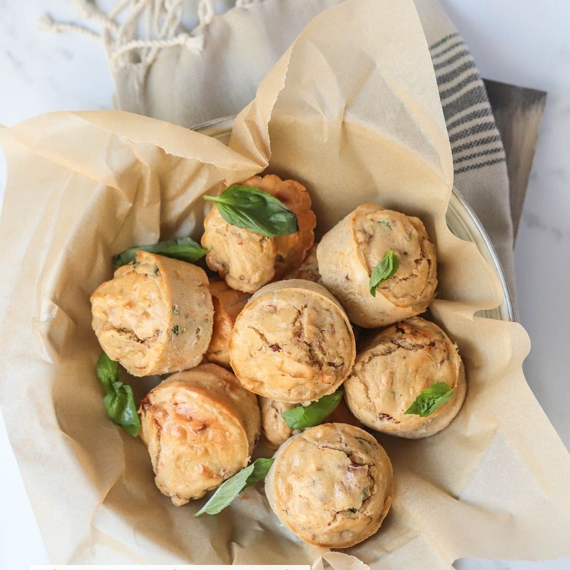 Chicken and Sun-dried Tomato Muffins