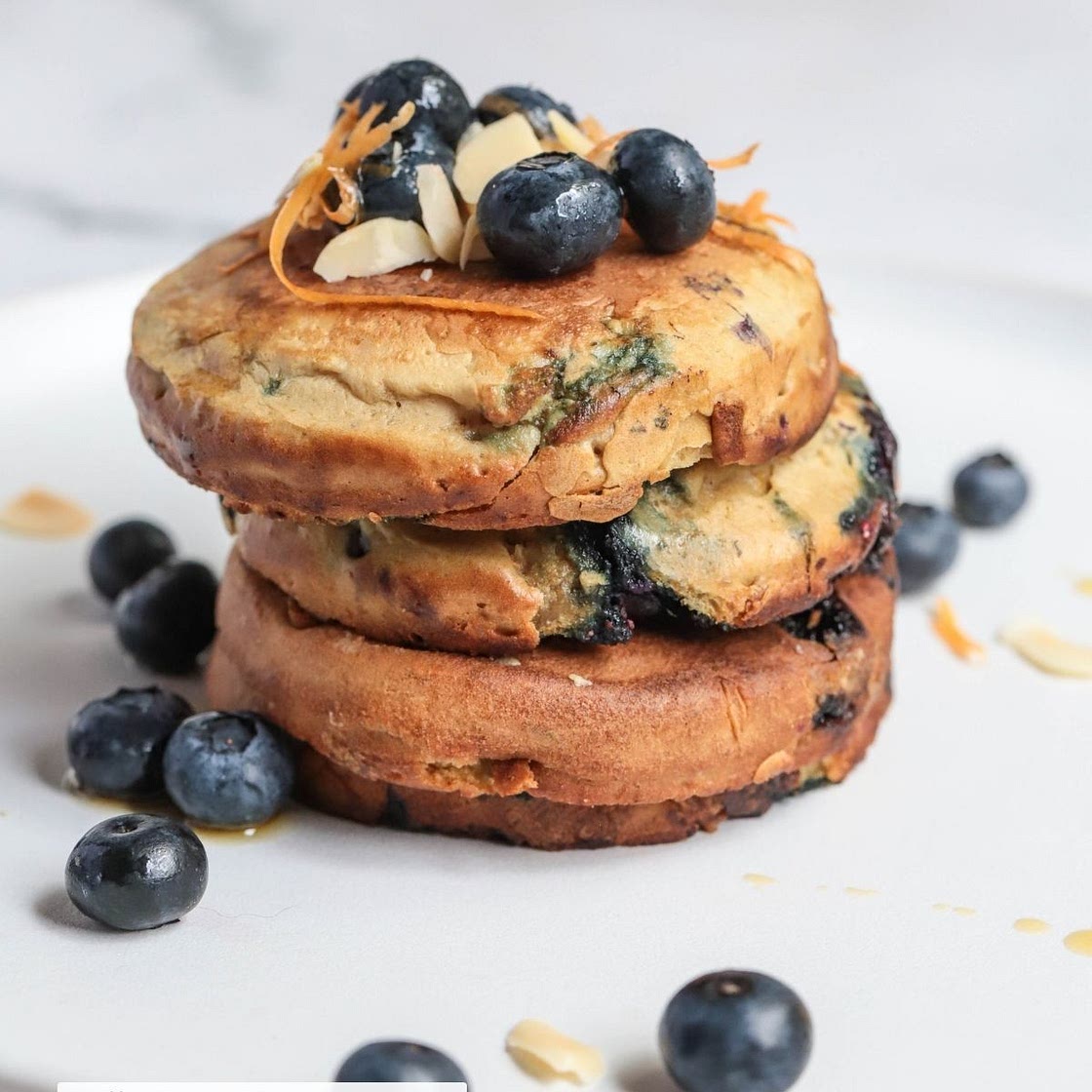 Fluffy Almond Flour Pancakes
