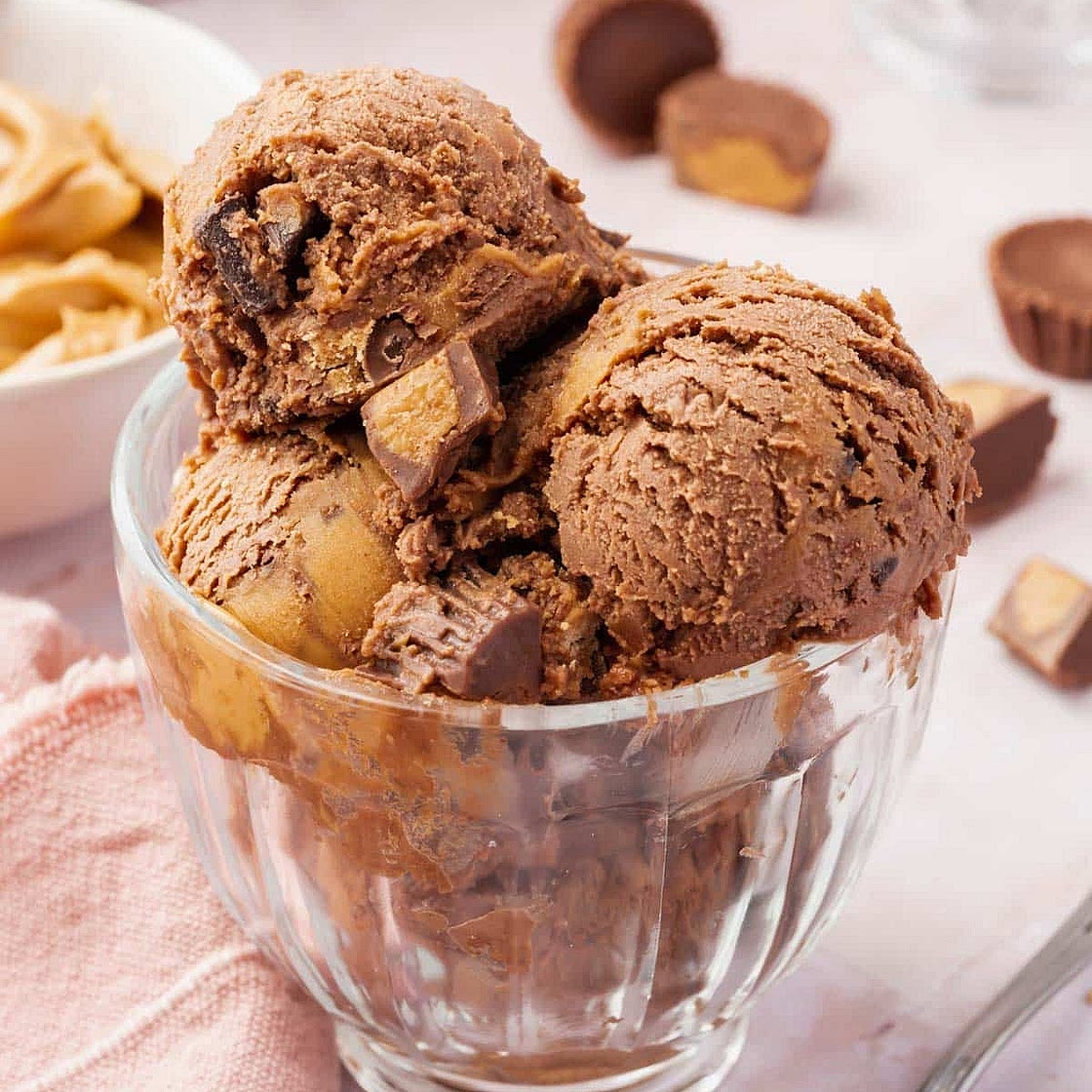 Chocolate Peanut Butter Ice Cream