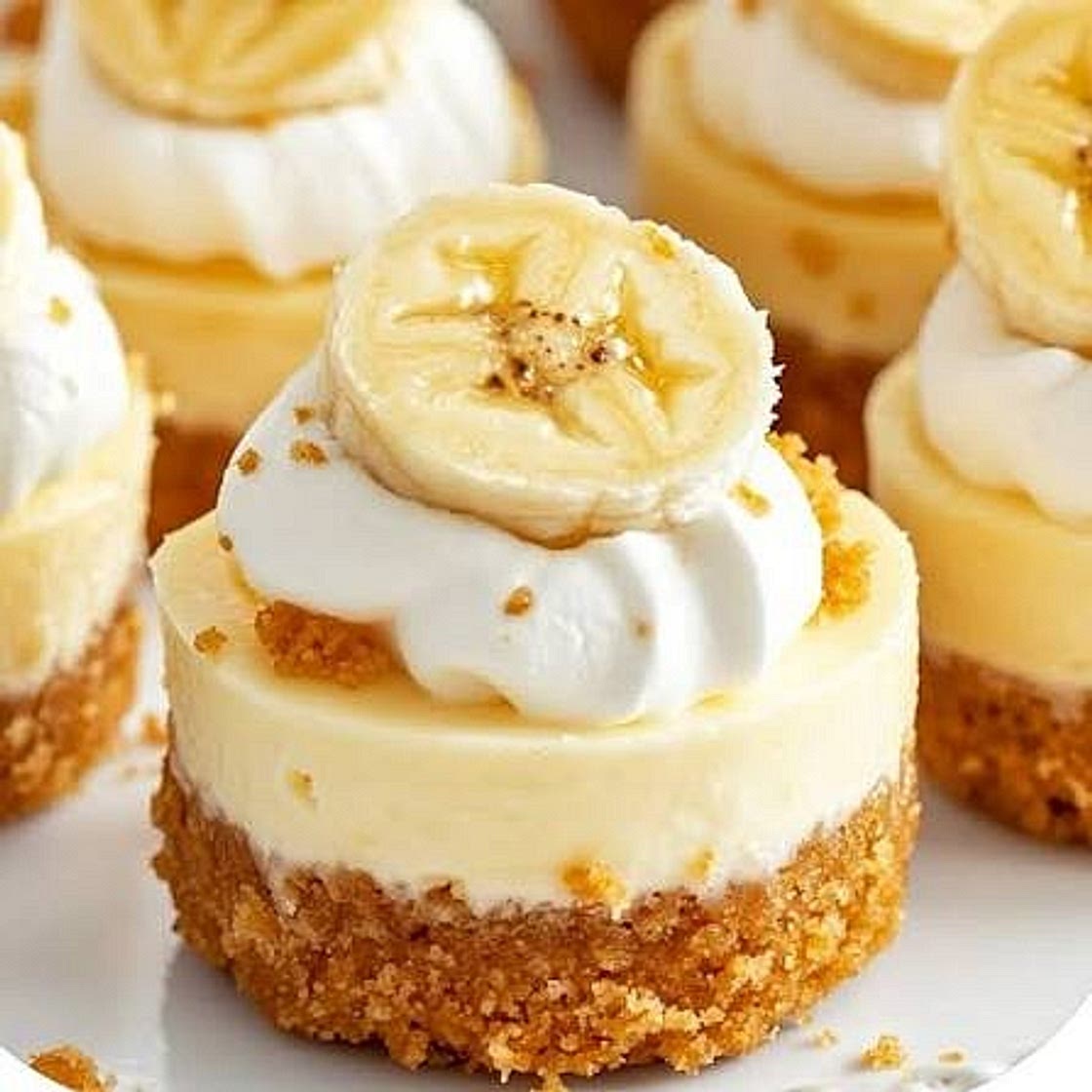 Freezer Banana Cheesecake Cups