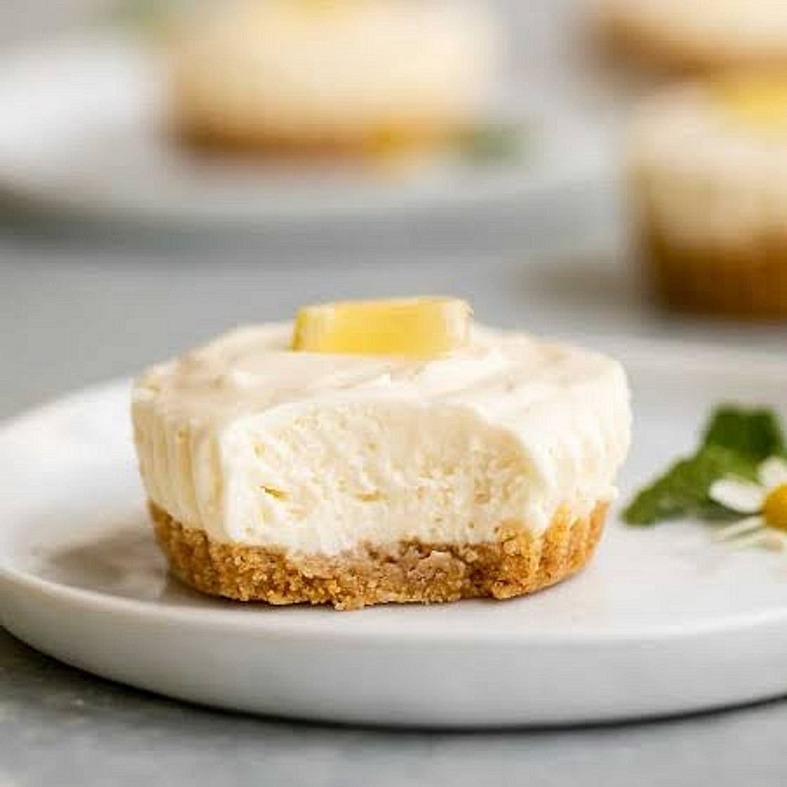 Lemon Cheesecake Bites