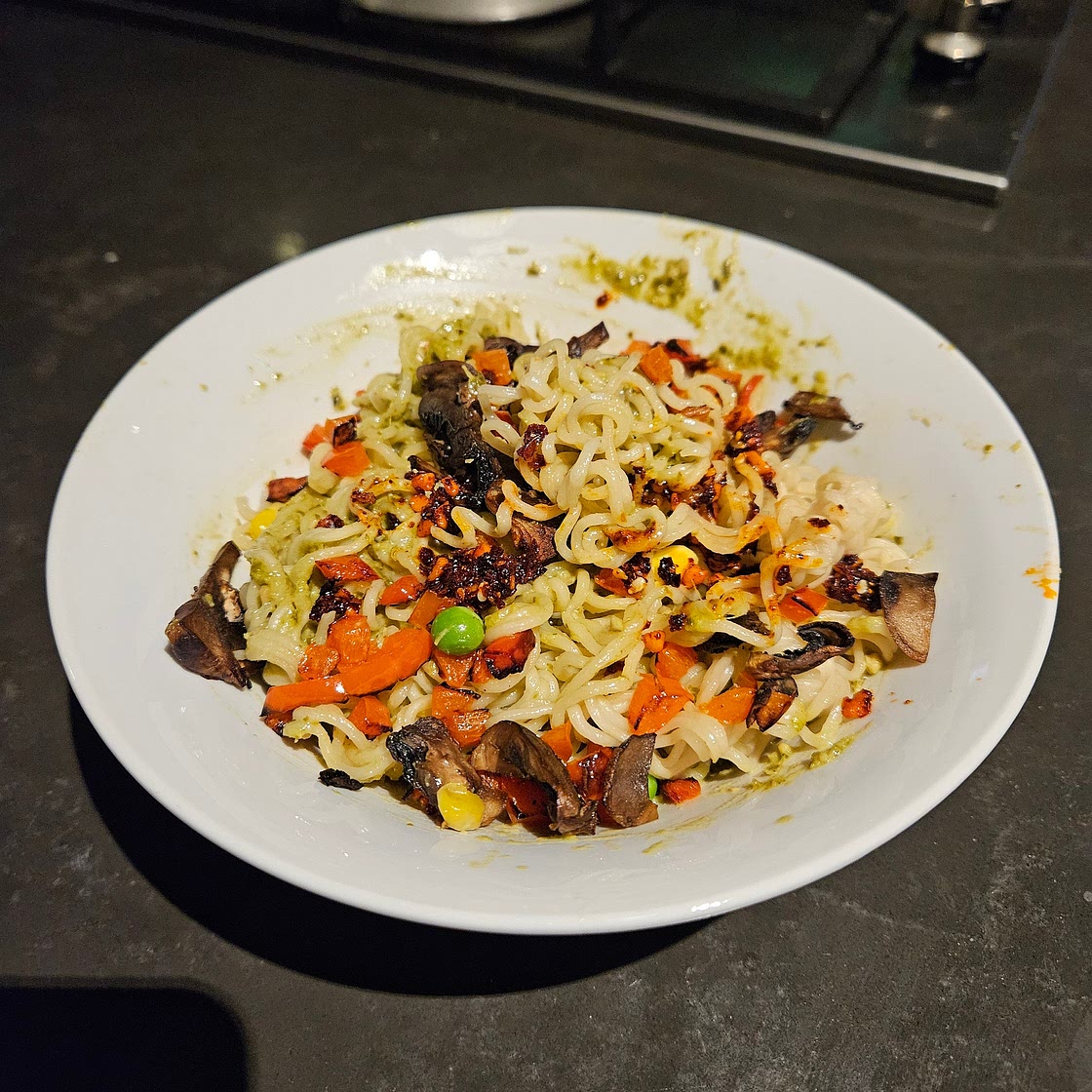 Pesto Maggi Noodles