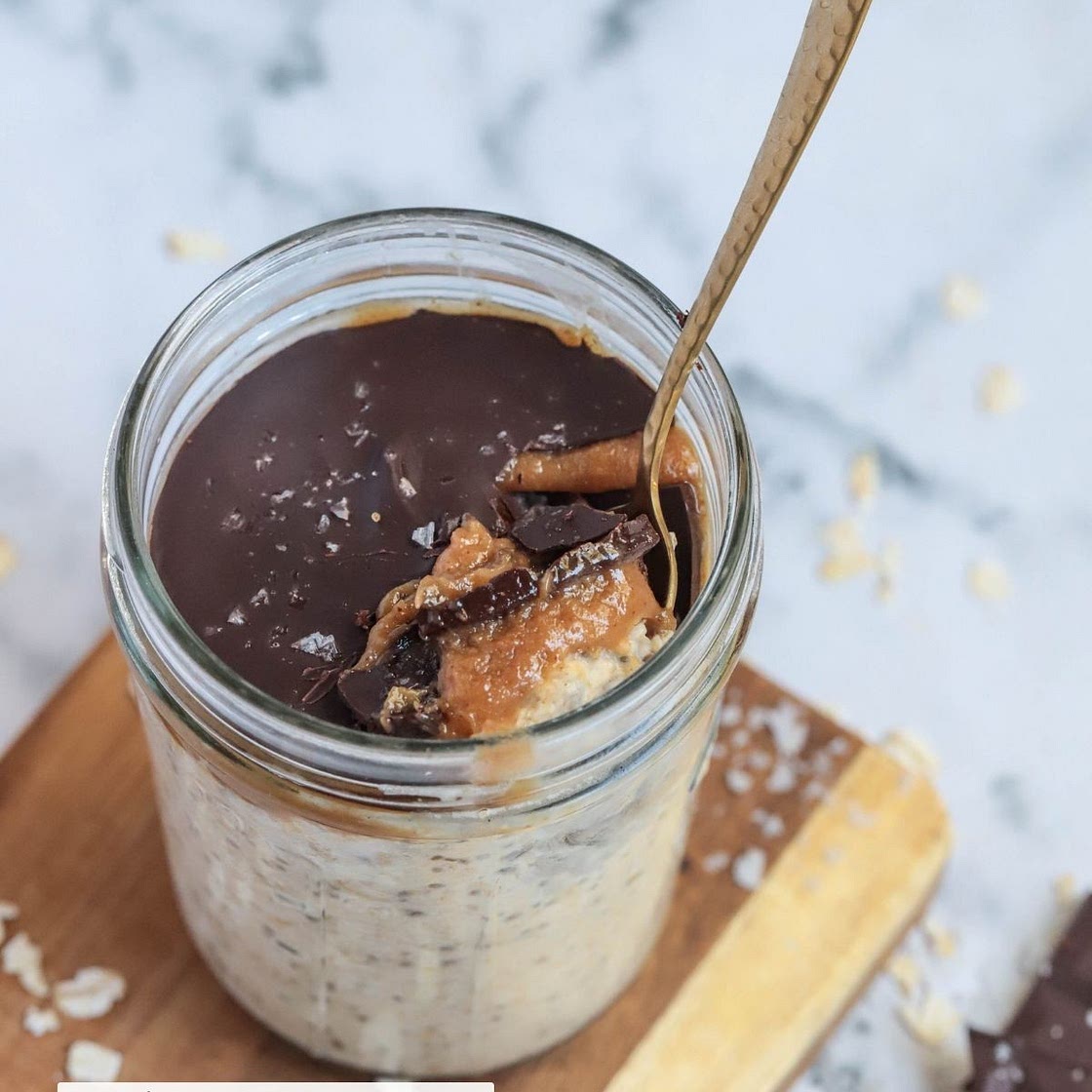 Salted Caramel Overnight Oats