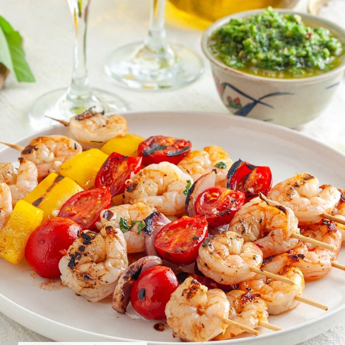 Spiced Grilled Shrimp Kabobs
