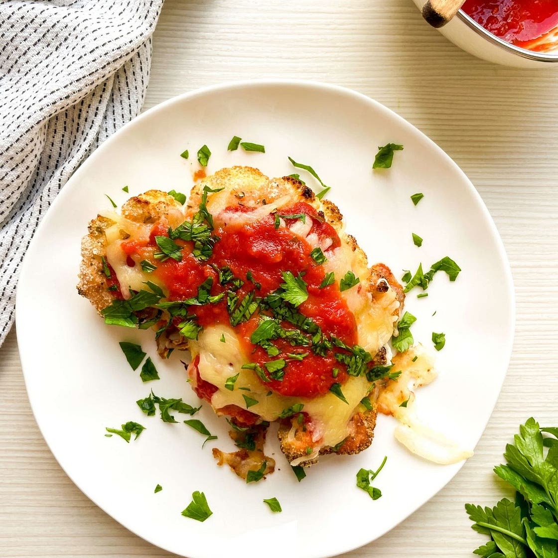 Baked Cauliflower Parmesan