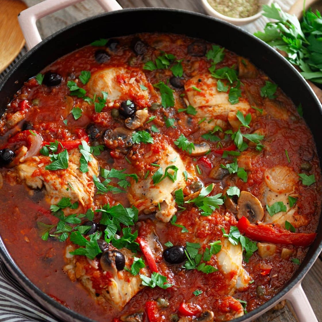 Classic Chicken Cacciatore