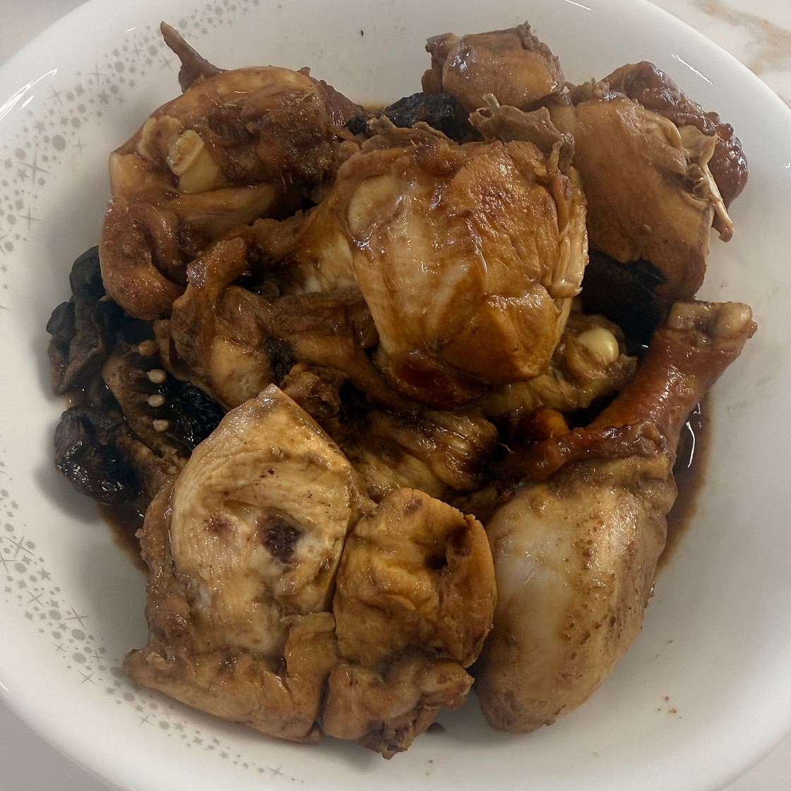 Ginger sesame oil chicken 