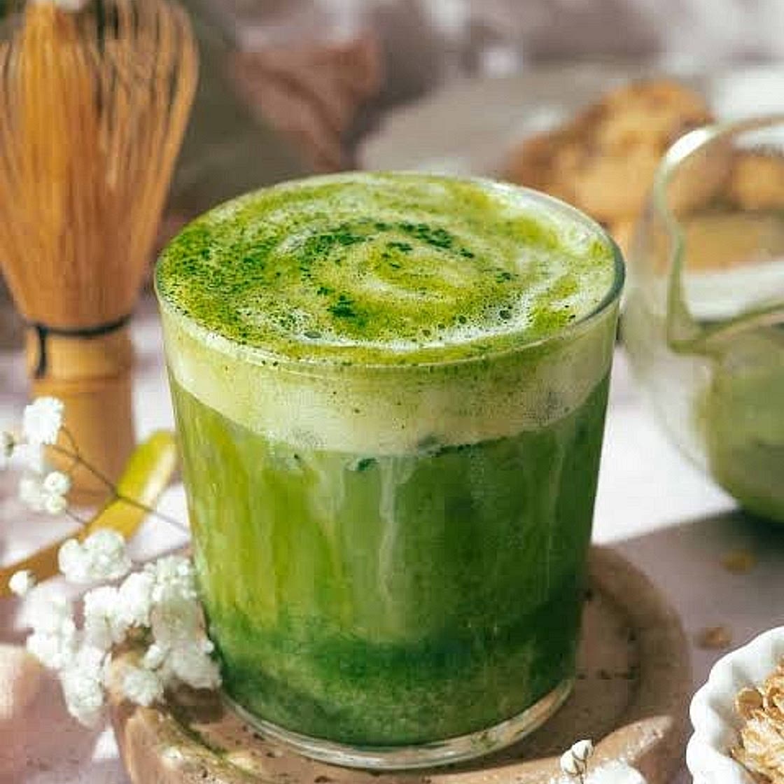 Simple Vanilla Matcha Latte