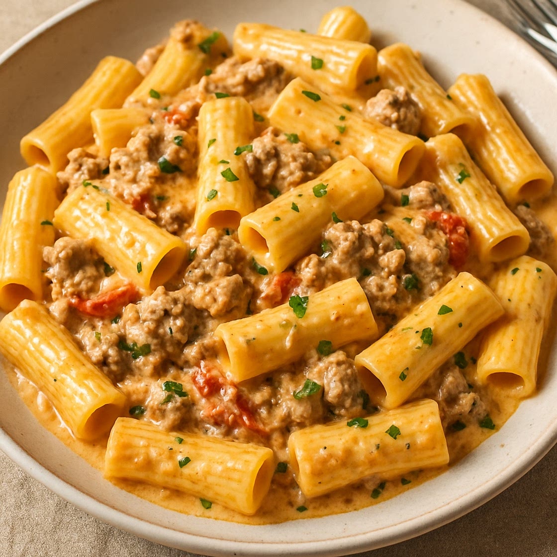 Creamy Italian Sausage Rigatoni