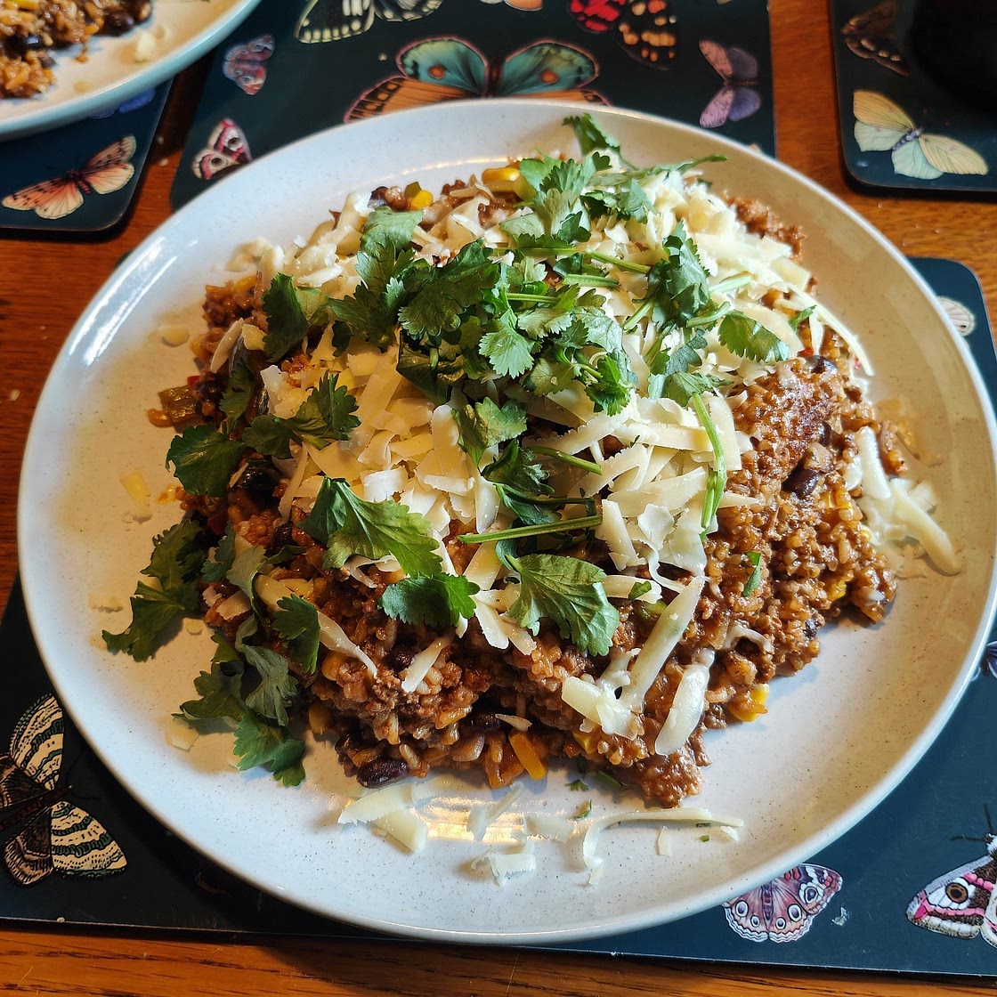 Mexican Ground Beef Casserole with Rice (Beef mince!)