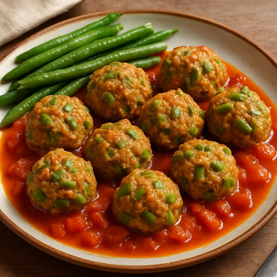 Albóndigas de ejotes