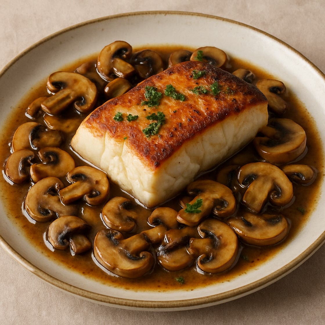 Bacalao al hongo