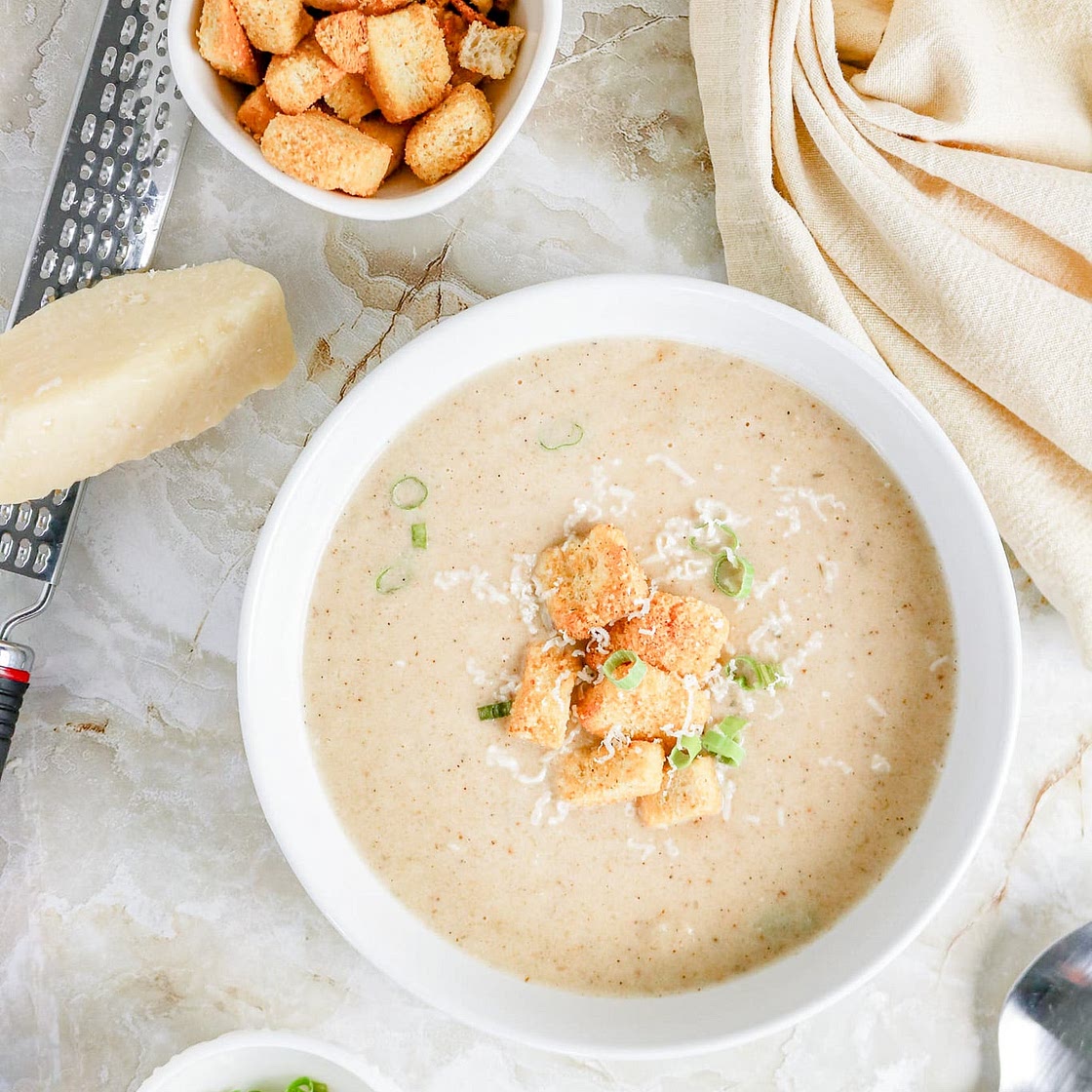 Roasted Cauliflower Soup Recipe