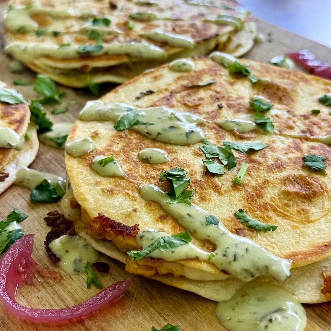 Blackstone Chorizo Breakfast Quesadillas