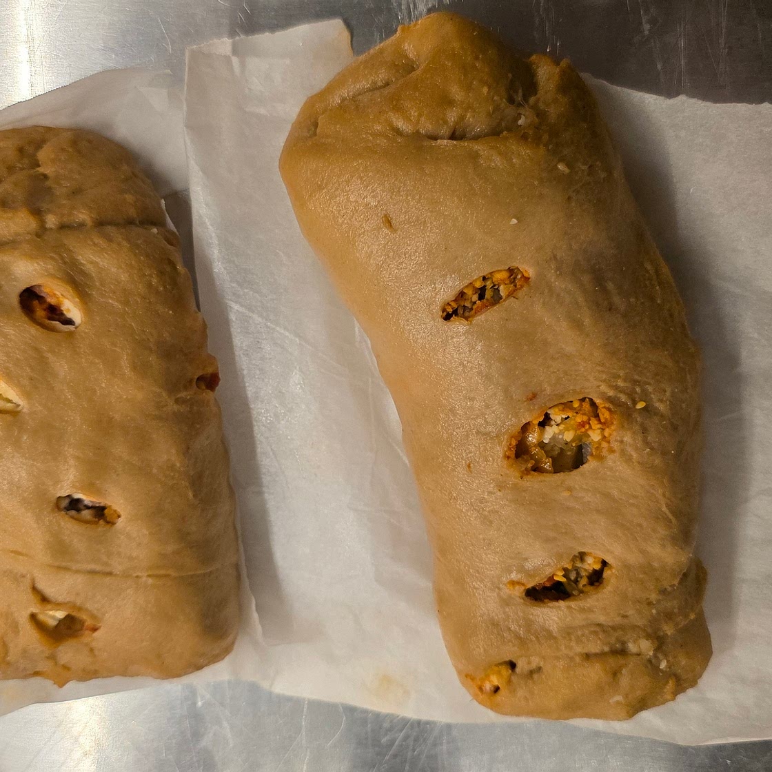 Stromboli (Lupin flour version)