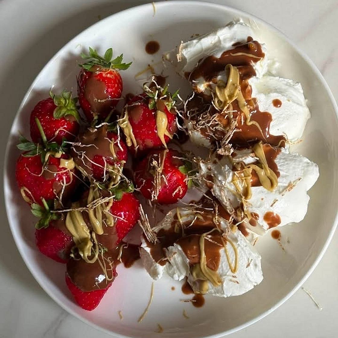 Dubai Chocolate Protein Plate