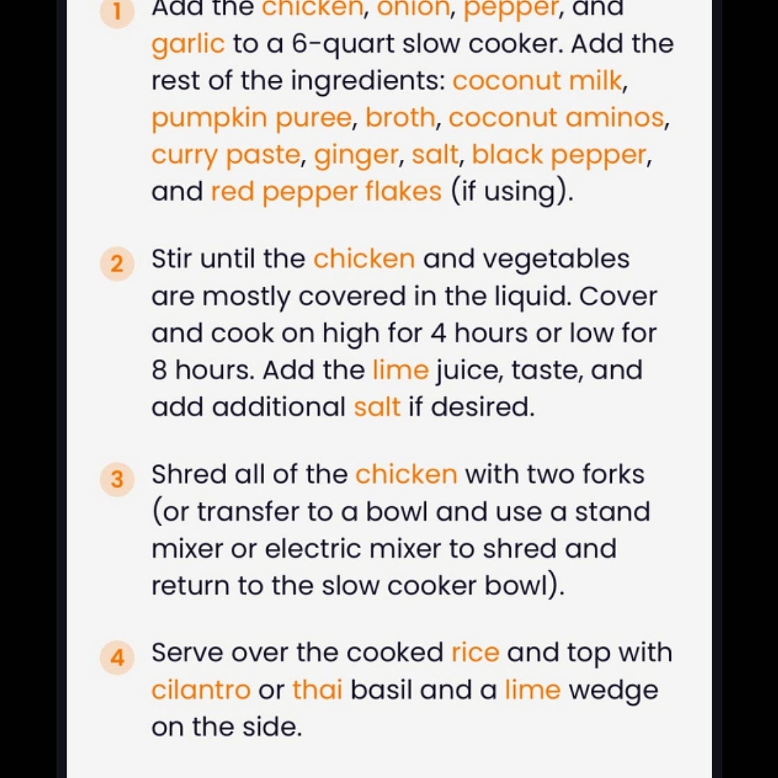 Pumpkin Chicken Curry