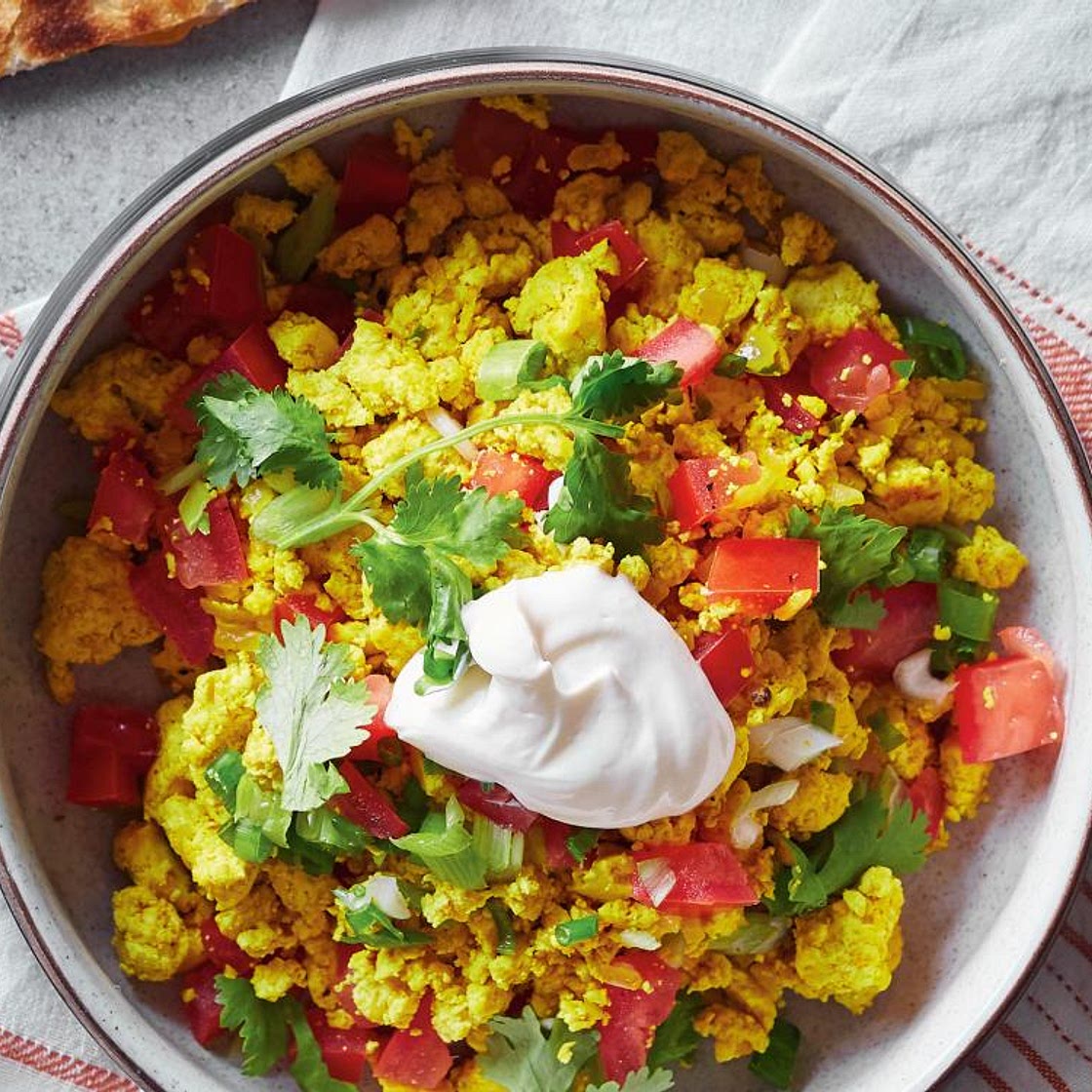 Tofu brouillé à la mexicaine