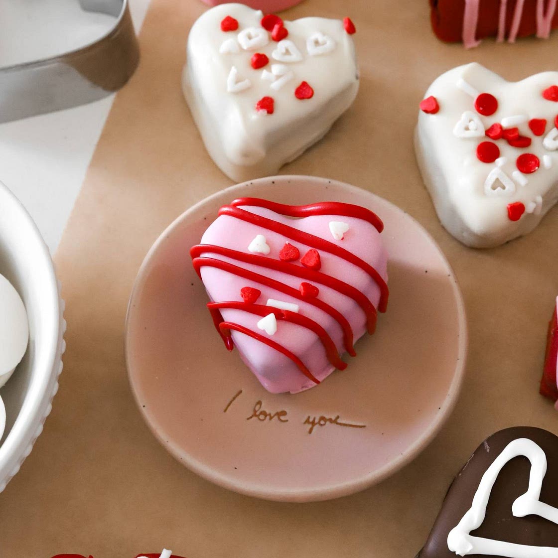 No-Bake Oreo Heart Truffles