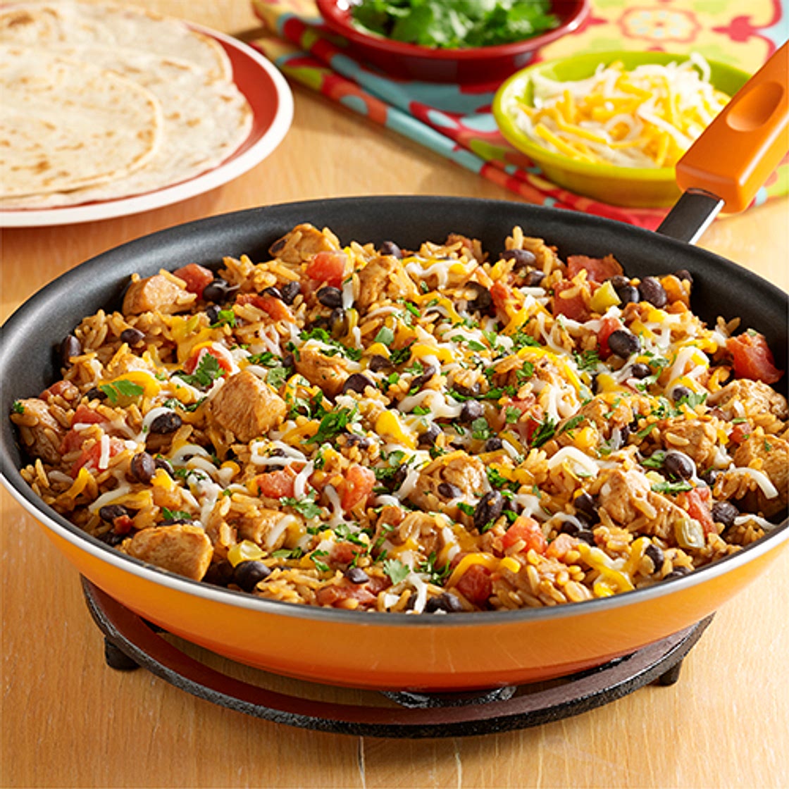 Chicken Burrito Skillet
