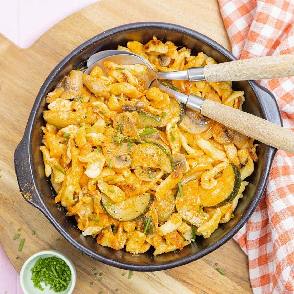 Pâtes à crème de paprika fumé,