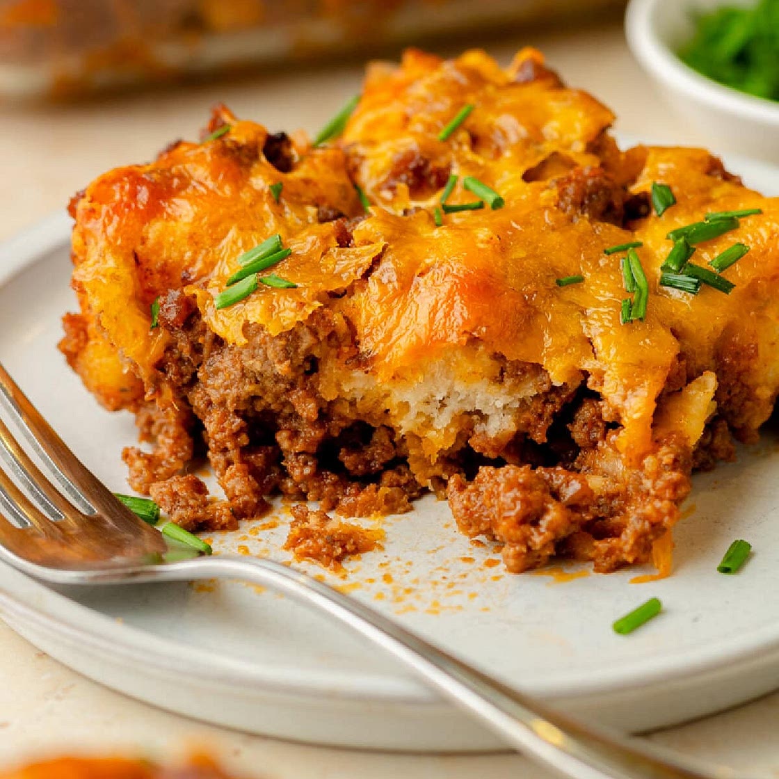Sloppy Joe Biscuit Casserole