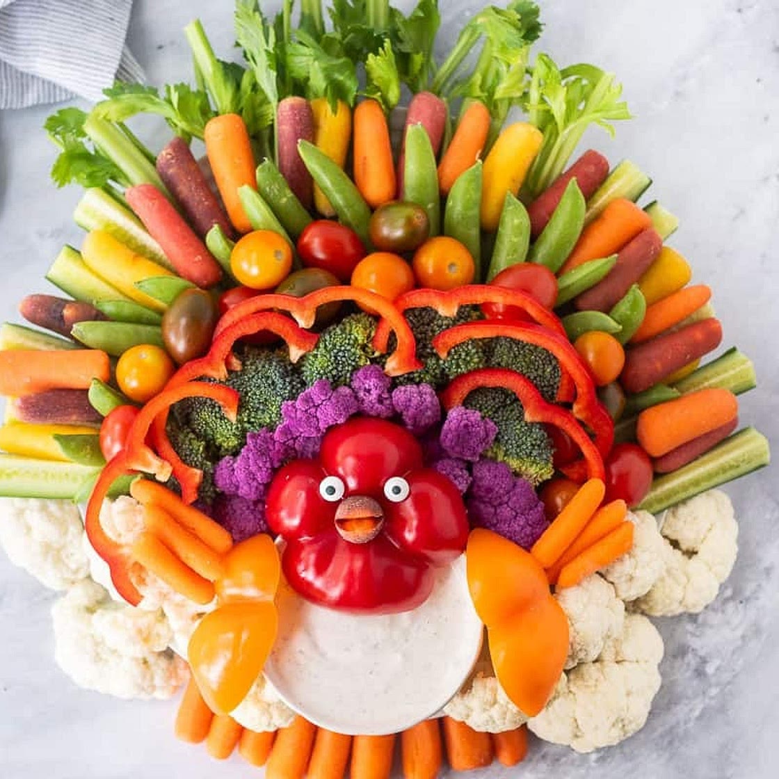 Turkey Veggie Tray
