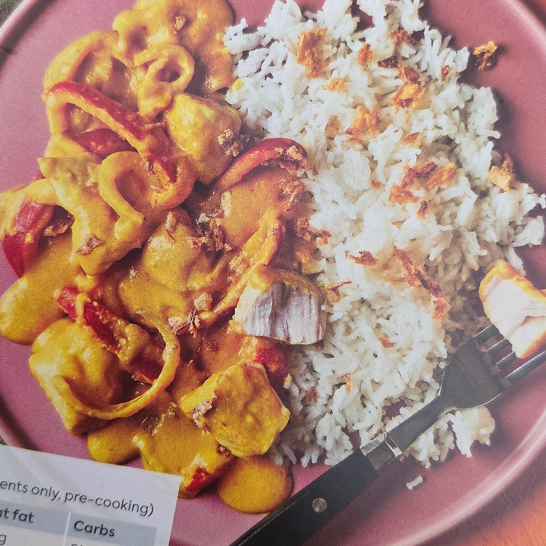 Southern style chicken penang curry