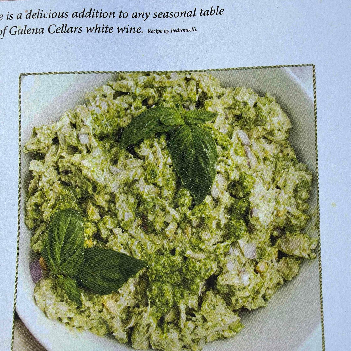 Lemon Pesto Chicken Salad