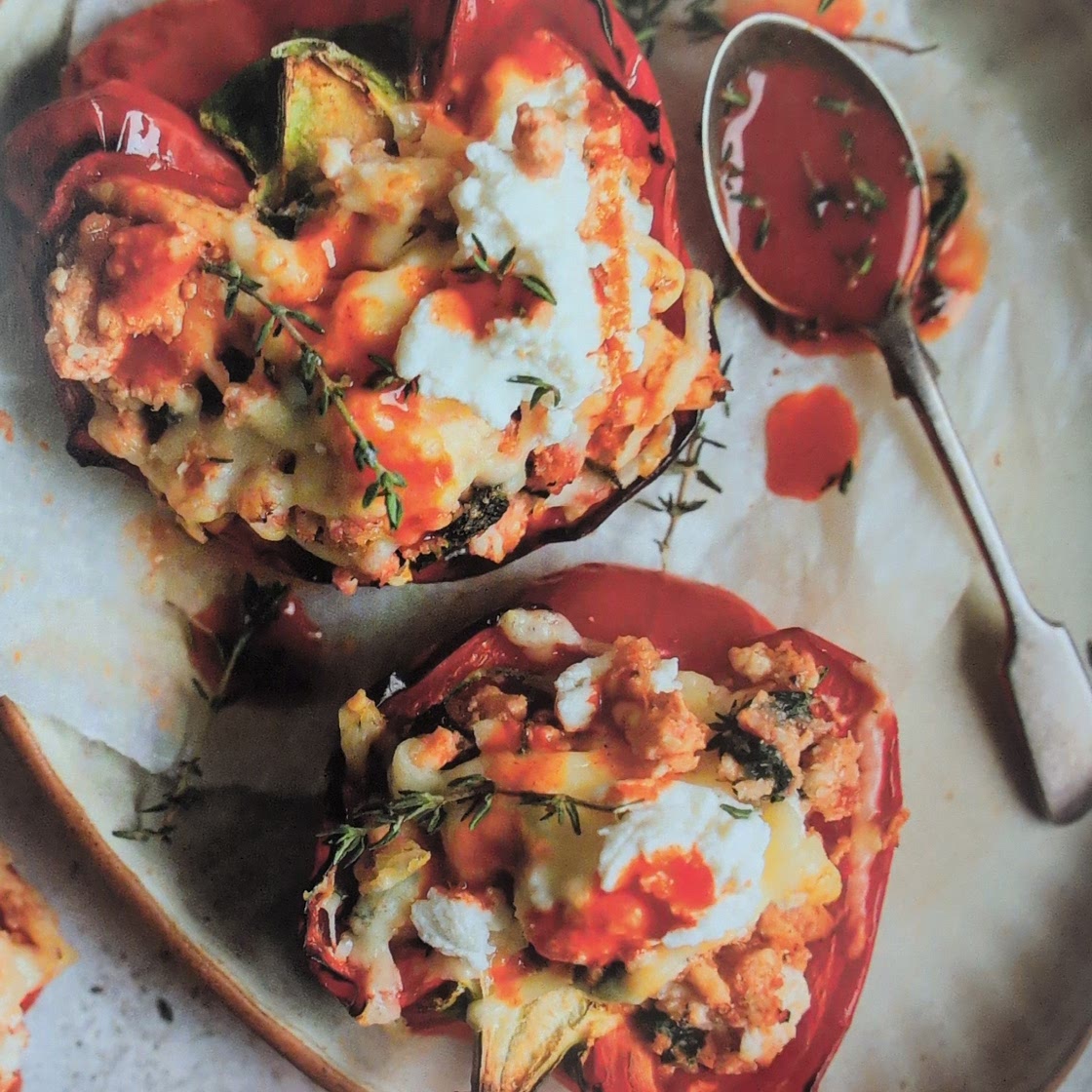 Ricotta-Stuffed Healthy Peppers