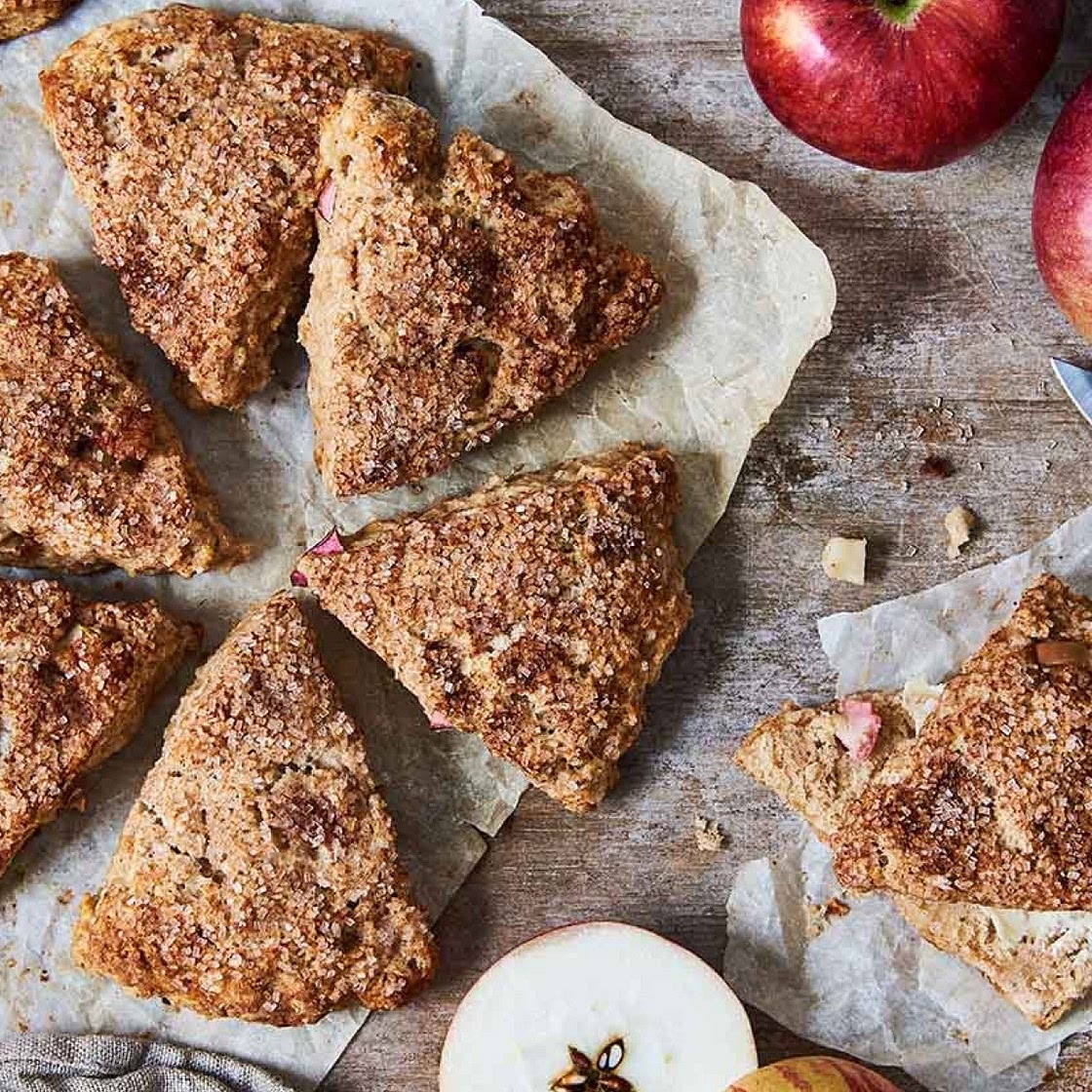 Fresh Apple Cinnamon Scones