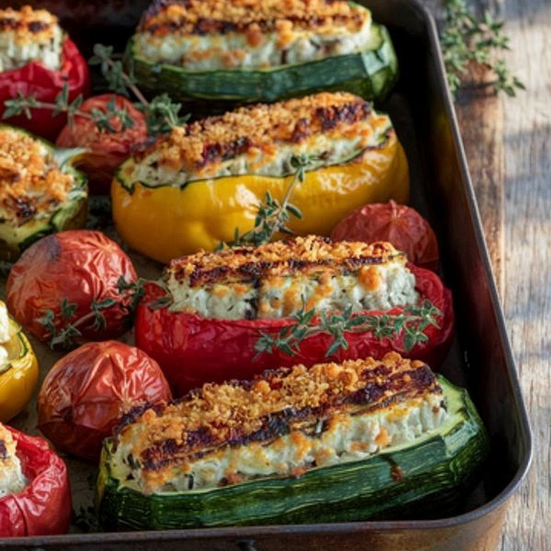 Légumes farcis végétariens