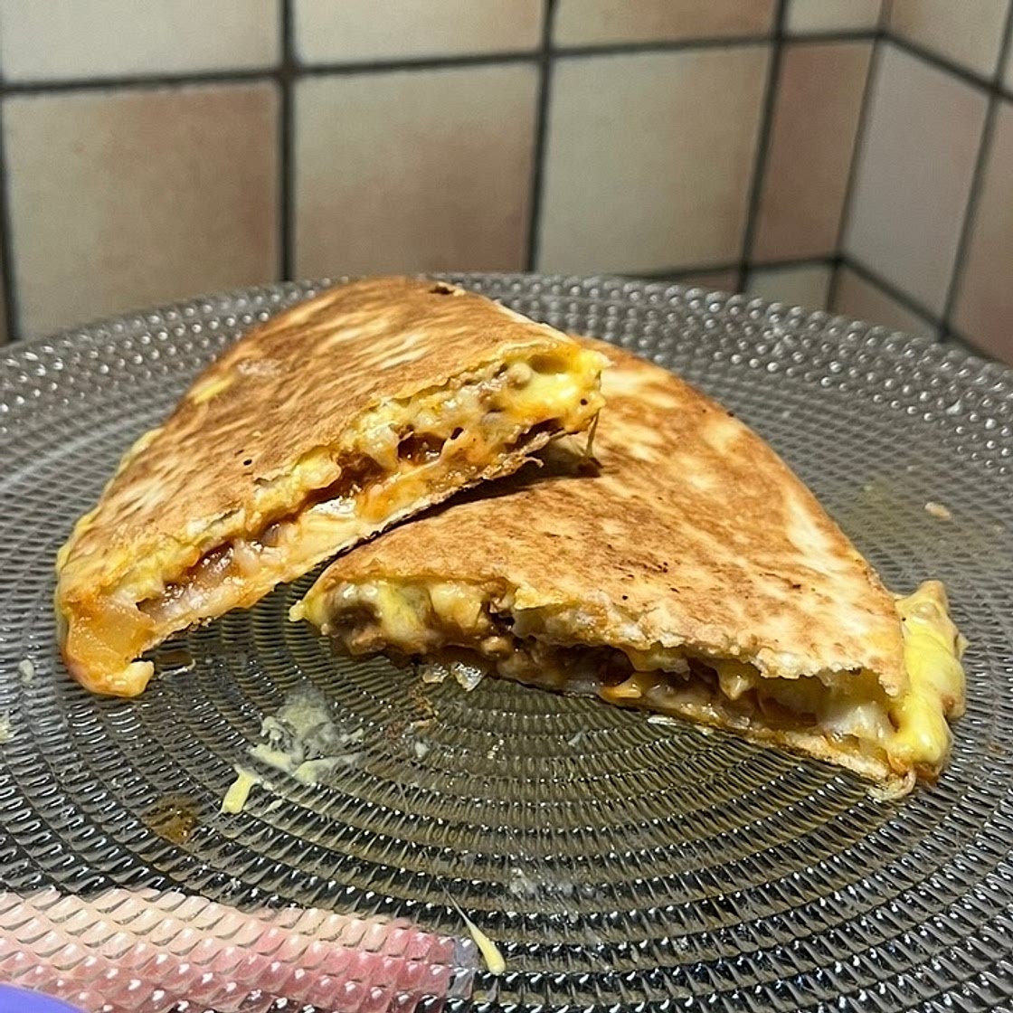 Cheese and Beef Quesadillas