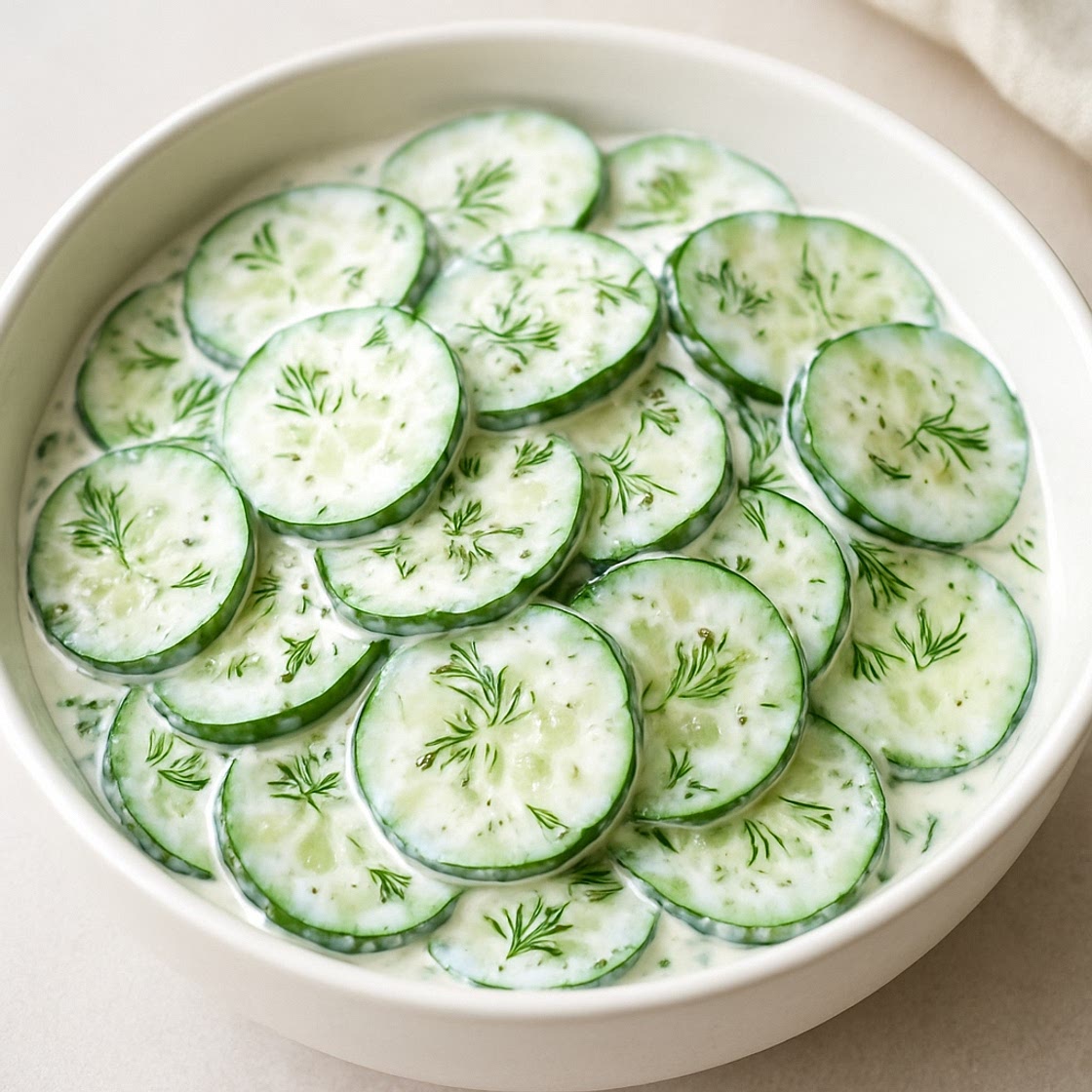 Creamy Cucumber Salad