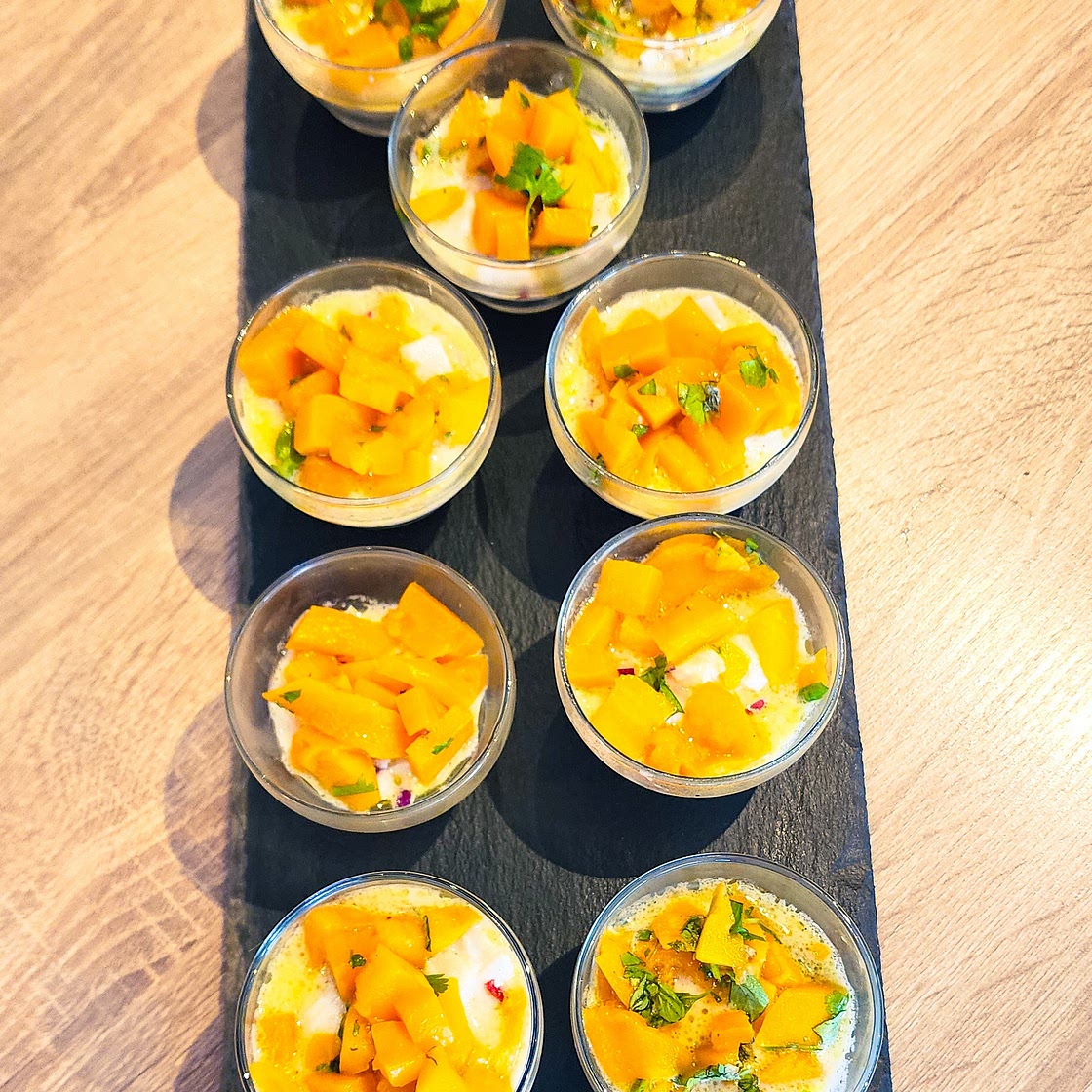 Ceviche de dorade à la mangue