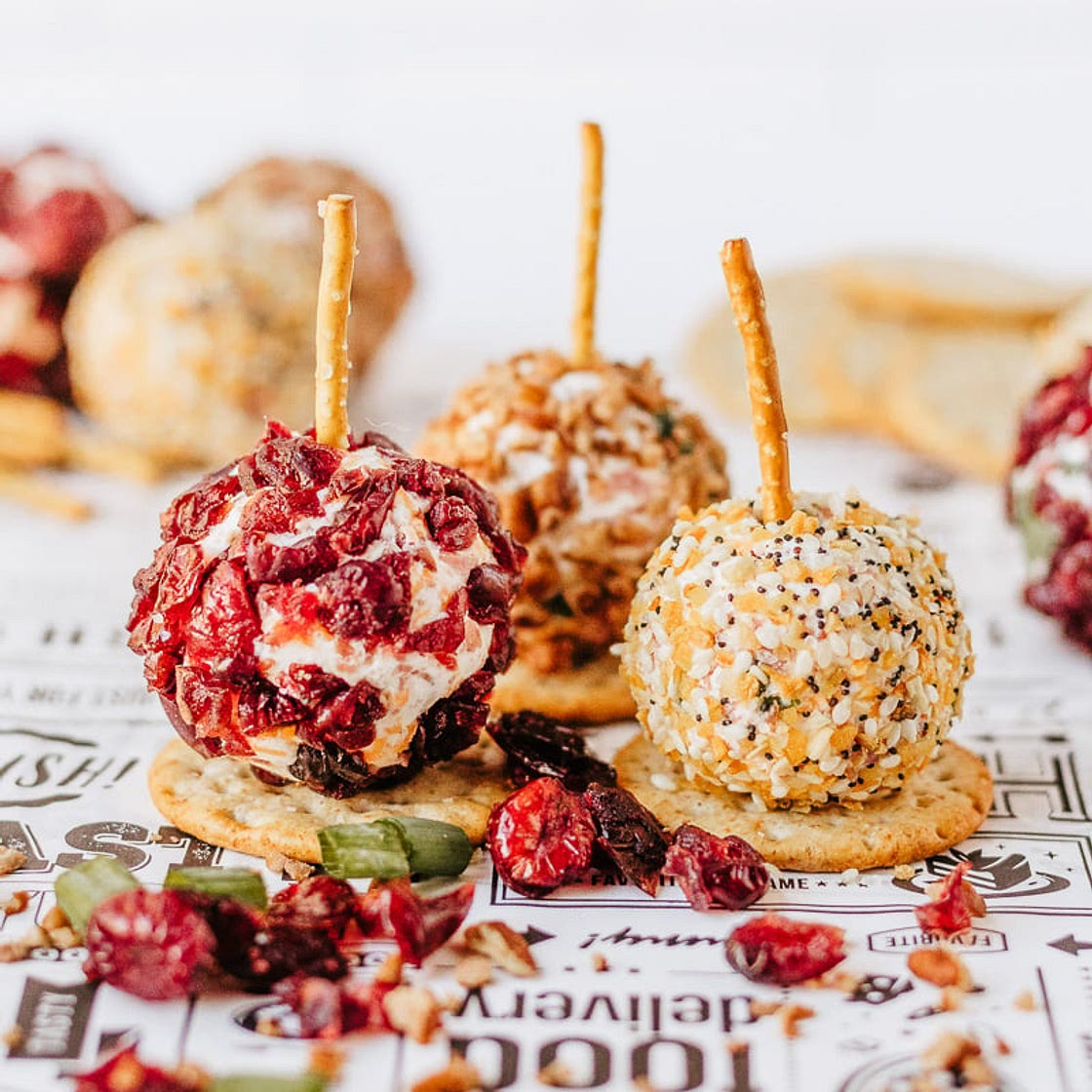 Mini Cheese Ball Bites - Easy Holiday Appetizer!
