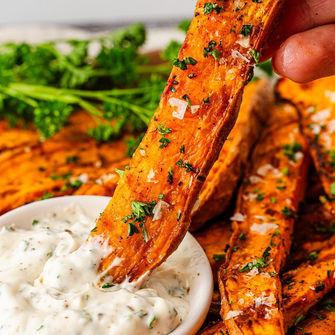 Air Fryer Sweet Potato Wedges
