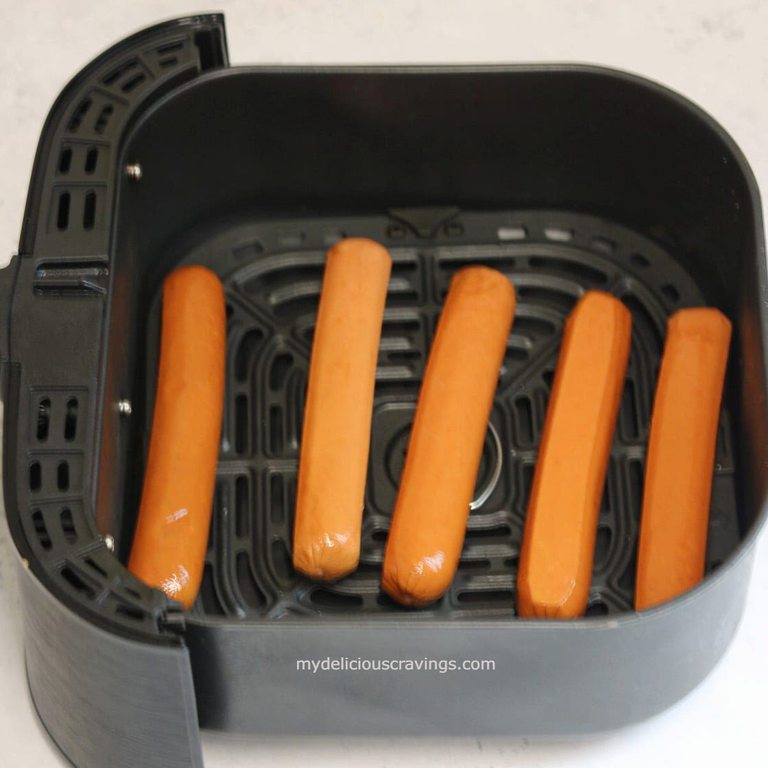 Air Fryer Hot Dogs