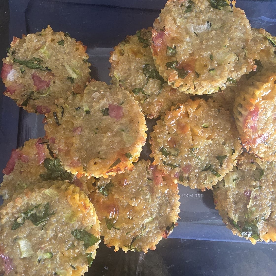 Mini Ham and Cheese Quinoa Cups