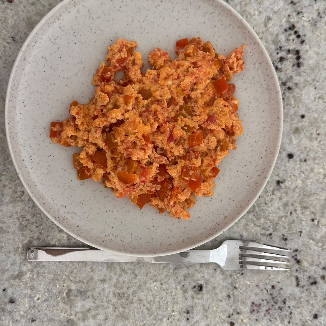 High-Protein Scramble & Lavash