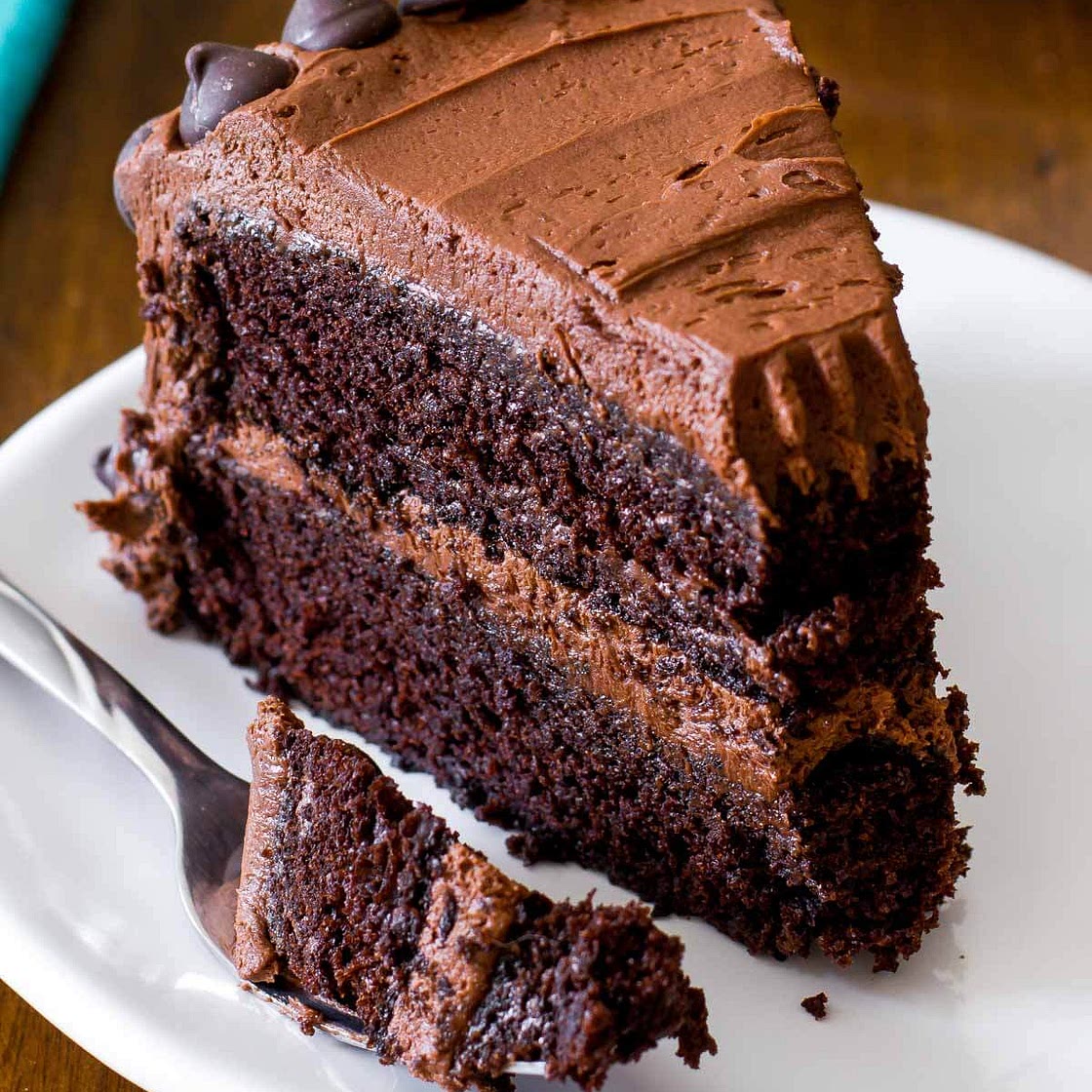 Triple Chocolate Layer Cake
