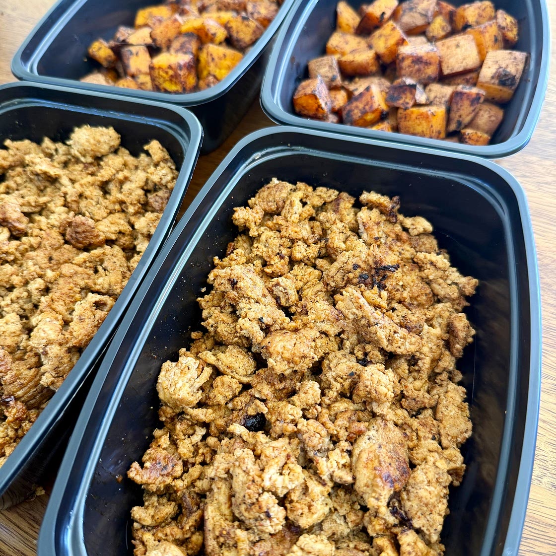 Blackstone Turkey Taco Sweet Potato Meal Prep