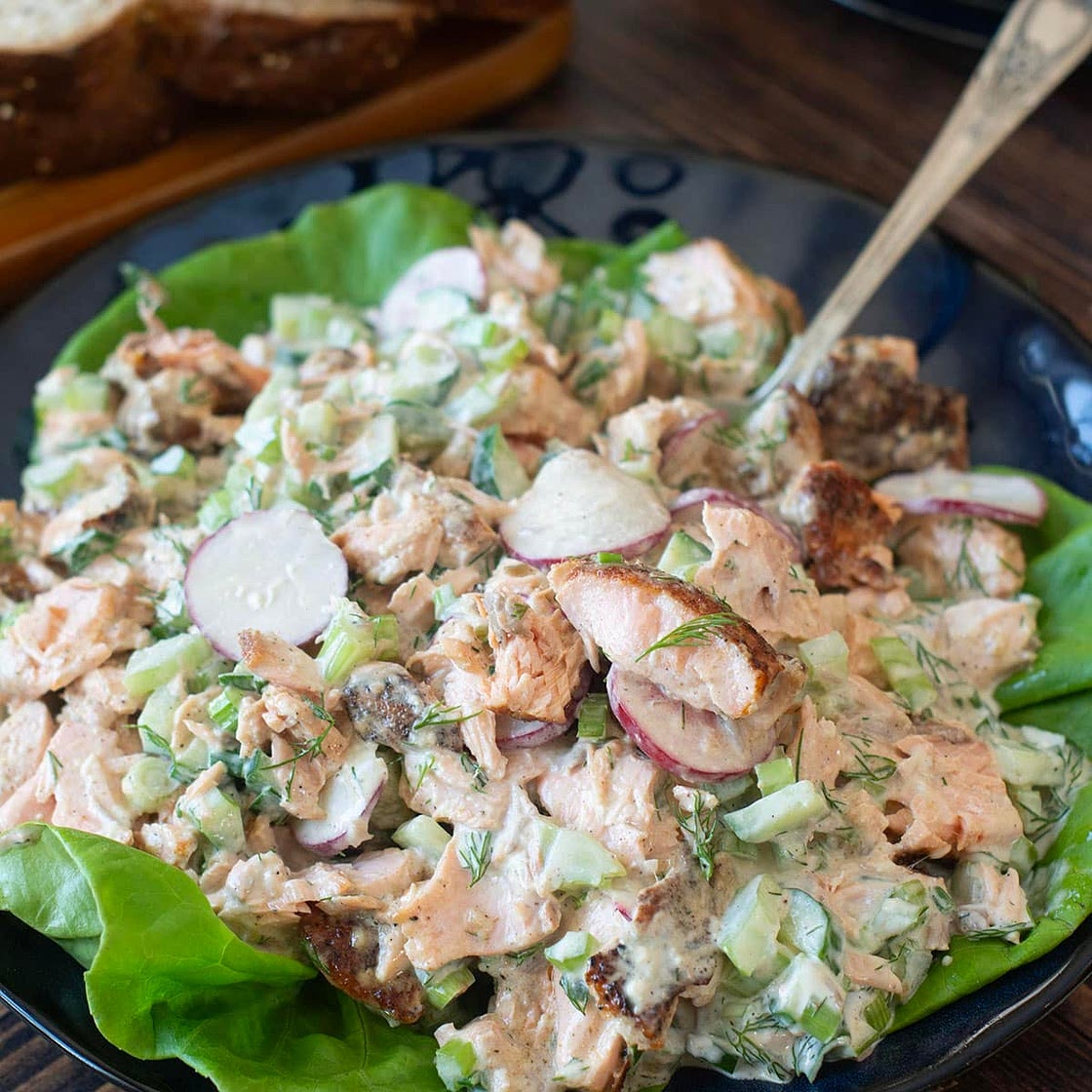 Fresh Salmon Salad Recipe