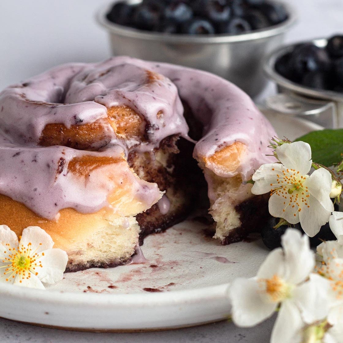 Blueberry Cinnamon Rolls