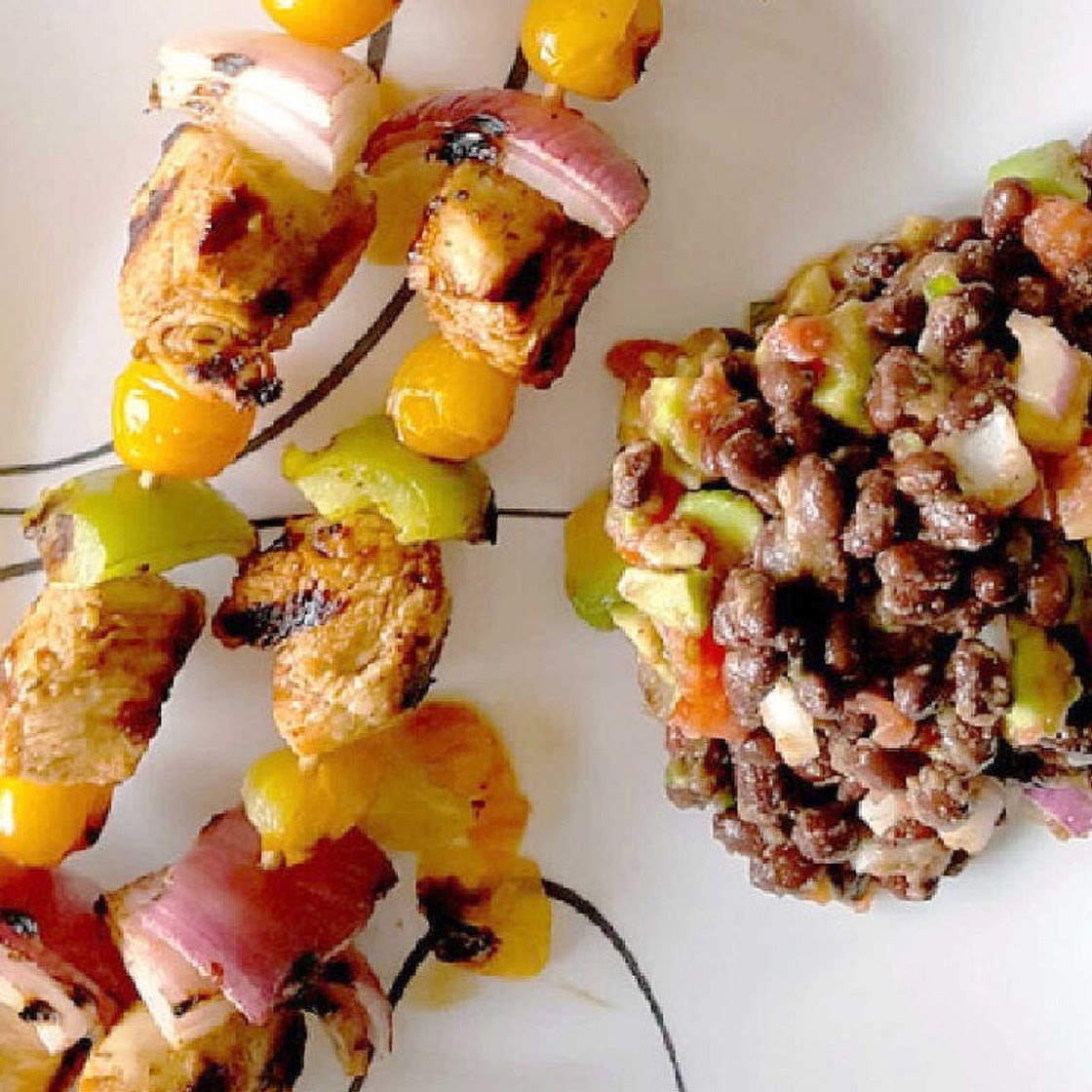 Chicken Fajita Kabobs