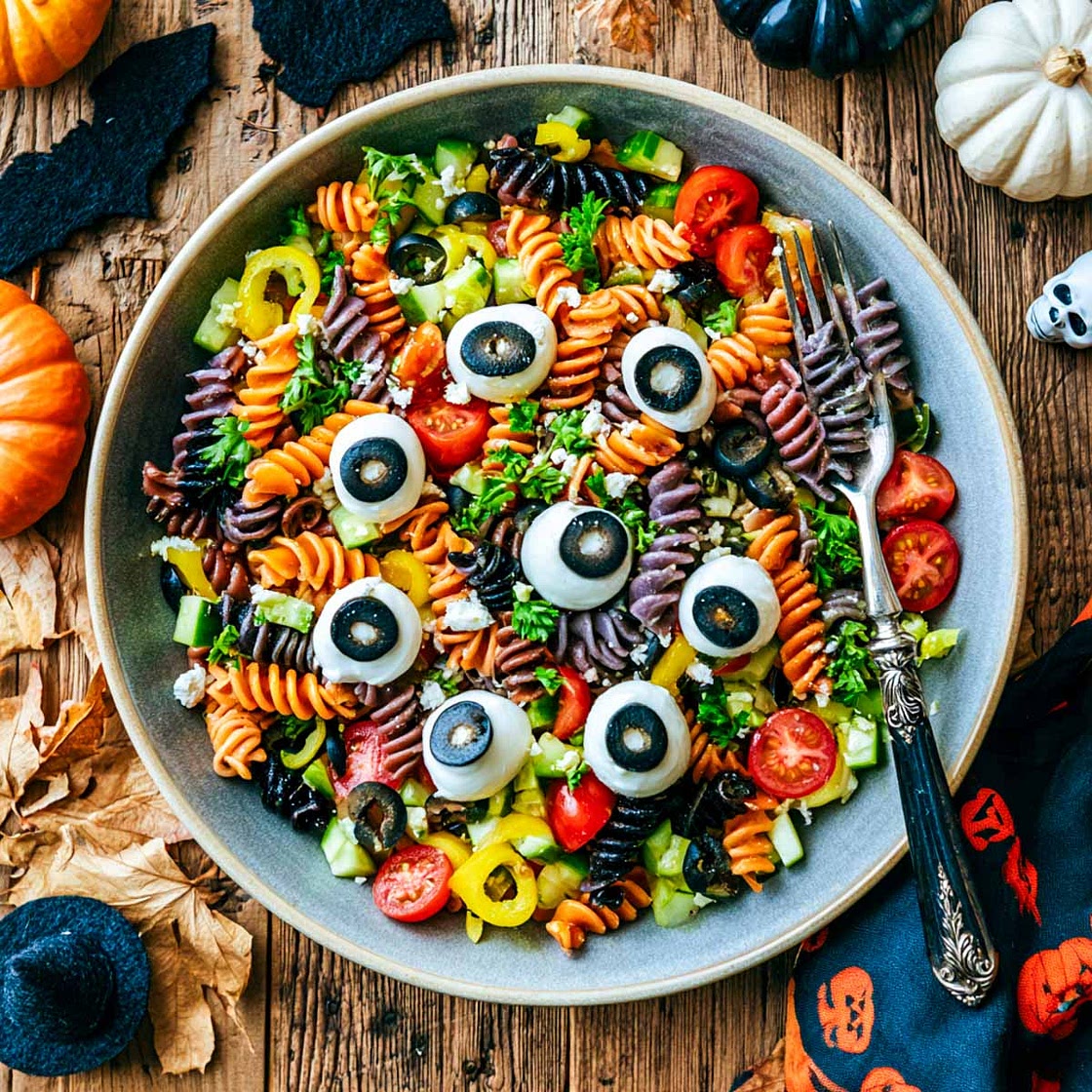 Halloween Pasta Salad