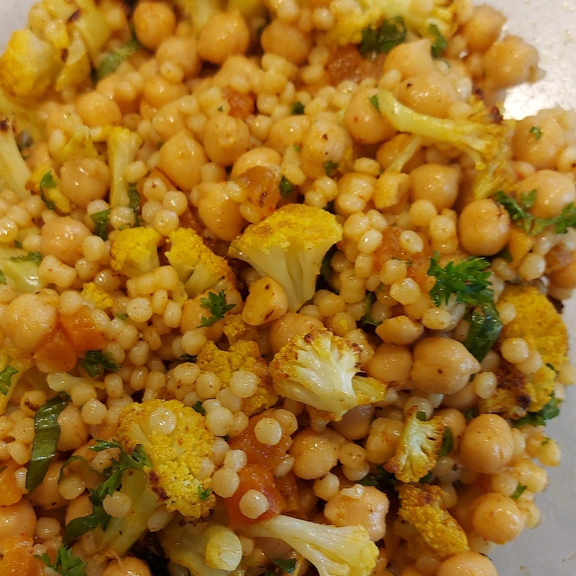 Moroccan Cauliflower and Couscous Salad