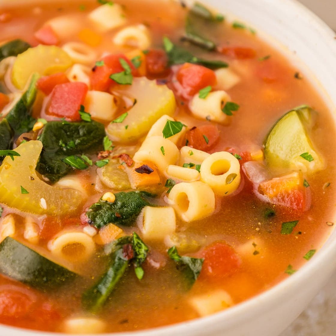 Easy Stovetop Minestrone Soup
